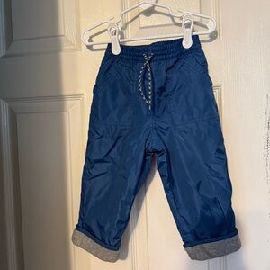 Old Navy Boys Navy Blue Wind-Resistant Jogger Pants